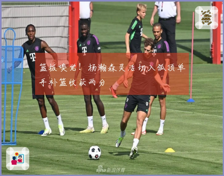 篮板嗅觉！杨瀚森灵活切入弧顶单手补篮收获两分